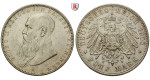 Deutsches Kaiserreich, Sachsen-Meiningen, Georg II., 5 Mark 1908, Kurzer Bart, D, ss-vz, J. 153b