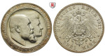 Deutsches Kaiserreich, Württemberg, Wilhelm II., 3 Mark 1911, F, vz, J. 177b