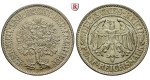 Weimarer Republik, 5 Reichsmark 1929, Eichbaum, F, vz, J. 331