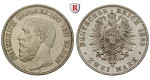 Deutsches Kaiserreich, Baden, Friedrich I., 2 Mark 1883, G, ss, J. 26