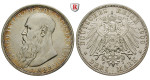 Deutsches Kaiserreich, Sachsen-Meiningen, Georg II., 3 Mark 1908, D, ss-vz, J. 152