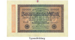 Inflation 1919-1924, 20000 Mark 20.02.1923, II, Rb. 84b