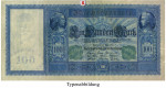 Reichsbanknoten und Reichskassenscheine, 100 Mark 21.04.1910, III, Rb. 44
