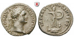 Römische Kaiserzeit, Domitianus, Denar 88-89, ss+