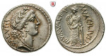 Römische Republik, Man. Acilius Glabrio, Denar 49 v.Chr., vz-st