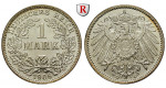 Deutsches Kaiserreich, 1 Mark 1906, D, vz+, J. 17