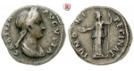 Römische Kaiserzeit, Sabina, Frau des Hadrianus, Denar 134-136, ss
