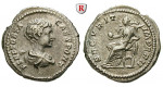 Römische Kaiserzeit, Geta, Caesar, Denar 200-202, ss-vz