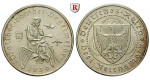 Weimarer Republik, 3 Reichsmark 1930, Vogelweide, F, vz, J. 344