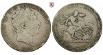 Grossbritannien, George III., Crown 1819, s-ss