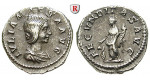 Römische Kaiserzeit, Julia Maesa, Großmutter des Elagabal, Denar 218-220, ss+