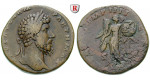 Römische Kaiserzeit, Lucius Verus, Sesterz 166, f.ss
