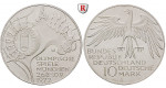 Bundesrepublik Deutschland, 10 DM 1972, Zeltdach, D, vz, J. 404