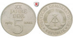 DDR, 5 Mark 1969, 20 Jahre DDR, vz, J. 1524