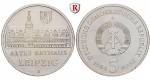 DDR, 5 Mark 1984, Rathaus Leipzig, st, J. 1596