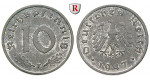 Alliierte Besatzung, 10 Reichspfennig 1947, F, vz, J. 375