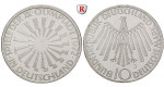 Bundesrepublik Deutschland, 10 DM 1972, Spirale Deutschland, J, vz, J. 401a