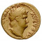 Römische Kaiserzeit, Nero, Aureus 64-65, ss (1)