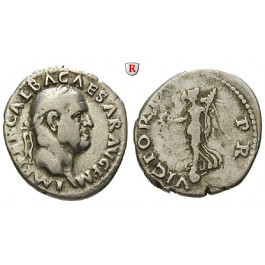 Römische Kaiserzeit, Galba, Denar Juli 68 - Jan. 69, ss