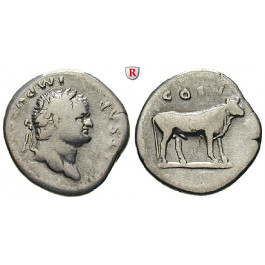 Römische Kaiserzeit, Titus, Denar 76, ss