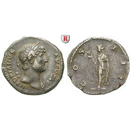 Römische Kaiserzeit, Hadrianus, Denar 124-125, ss+
