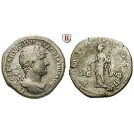 Römische Kaiserzeit, Hadrianus, Denar 120-121, ss