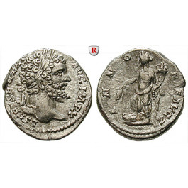 Römische Kaiserzeit, Septimius Severus, Denar 197-198, ss-vz