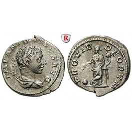 Römische Kaiserzeit, Elagabal, Denar 219, ss-vz