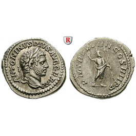 Römische Kaiserzeit, Caracalla, Denar 216, vz/ss-vz
