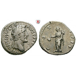 Römische Kaiserzeit, Antoninus Pius, Denar 152-153, ss