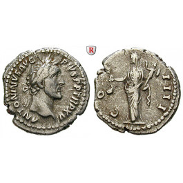 Römische Kaiserzeit, Antoninus Pius, Denar 151-152, ss