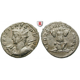 Römische Kaiserzeit, Gallienus, Antoninian 257-258, ss-vz/ss