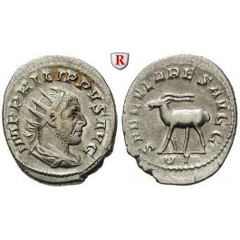 Römische Kaiserzeit, Philippus I., Antoninian, ss-vz