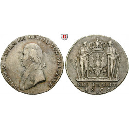 Brandenburg-Preussen, Königreich Preussen, Friedrich Wilhelm III., Taler 1802, ss+