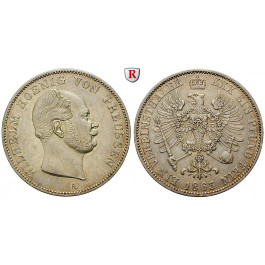 Brandenburg-Preussen, Königreich Preussen, Wilhelm I., Vereinstaler 1863, f.vz