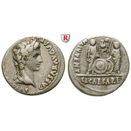 Römische Kaiserzeit, Augustus, Denar 2 v.-4 n.Chr., ss/ss+