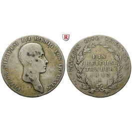 Brandenburg-Preussen, Königreich Preussen, Friedrich Wilhelm III., Reichstaler 1813, ss