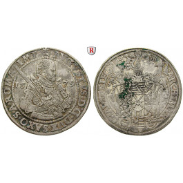 Sachsen, Albertinische Linie, August, Reichstaler 1579, ss+