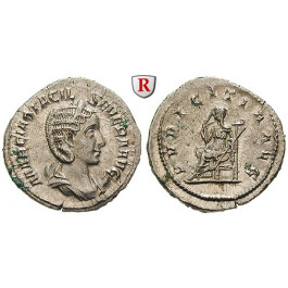 Römische Kaiserzeit, Otacilia Severa, Frau Philippus I., Antoninian 244-246, vz