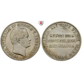 Brandenburg-Preussen, Königreich Preussen, Friedrich Wilhelm IV., Ausbeutetaler 1850, ss