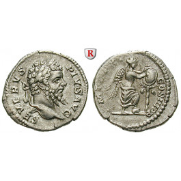 Römische Kaiserzeit, Septimius Severus, Denar 207, ss-vz