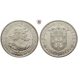 Portugal, Republik, 50 Escudos 1968, 11,7 g fein, vz-st