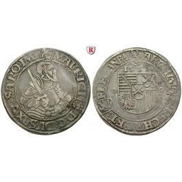Sachsen, Albertinische Linie, Moritz, Taler 1550, ss+