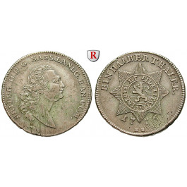 Hessen, Hessen-Kassel, Friedrich II., 1/2 Sterntaler 1776, ss-vz
