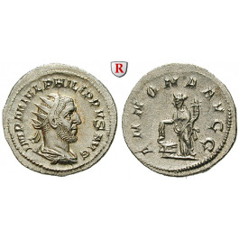Römische Kaiserzeit, Philippus I., Antoninian 244-247, vz