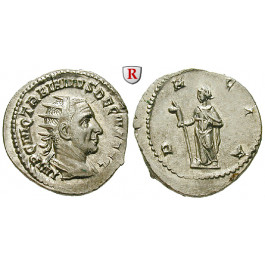 Römische Kaiserzeit, Traianus Decius, Antoninian 249-251, vz+