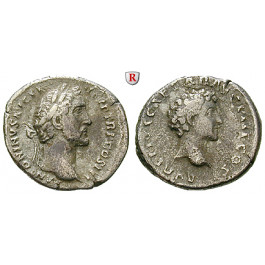 Römische Kaiserzeit, Antoninus Pius, Denar 140, ss