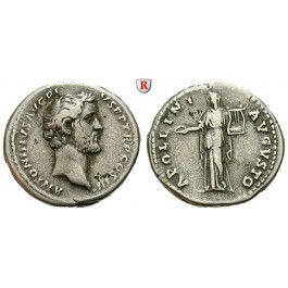 Römische Kaiserzeit, Antoninus Pius, Denar 140-143, ss+