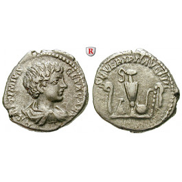 Römische Kaiserzeit, Geta, Caesar, Denar 198-200, ss+