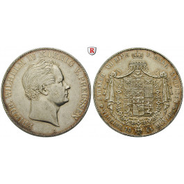 Brandenburg-Preussen, Königreich Preussen, Friedrich Wilhelm IV., Vereinsdoppeltaler 1844, ss-vz